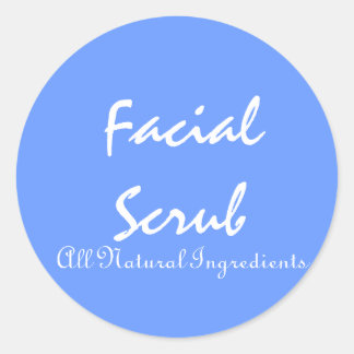 Stickers voor Facial Scrubs