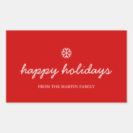 Stickers voor feestdagen - prettige feestdagen ker