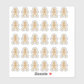 Stickers voor Gebruinebroodmannetje (Vel)