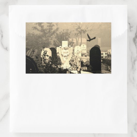 STICKERS VOOR GEHAUNTEERDE GRAVEYARD (Tas)