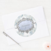 Stickers voor gepersonaliseerde Winterwitte rozen (Envelop)