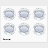 Stickers voor gepersonaliseerde Winterwitte rozen (Vel)