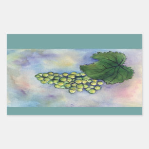 Stickers voor groene druiven van Chardonnay Wine A