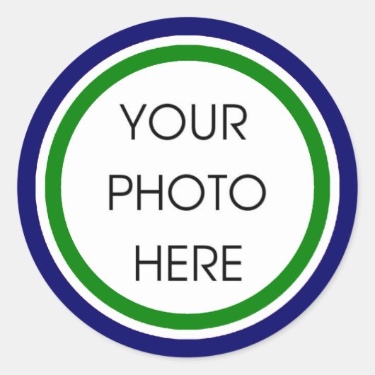 Stickers voor groene en blauwe Sjabloon (Voorkant)