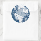 Stickers voor hartslag en bloemen (Tas)