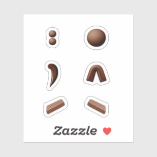 Stickers voor heerlijke chocolade