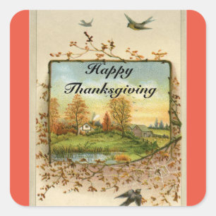 Stickers voor Herfst Thanksgiving