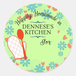 Stickers voor het bakken van eierstiften met een o