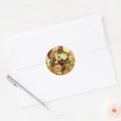 Stickers voor het bruiloft van Floral Bouquet Enve (Envelop)