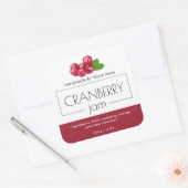 Stickers voor het etiketteren van cranberry jam (Envelop)
