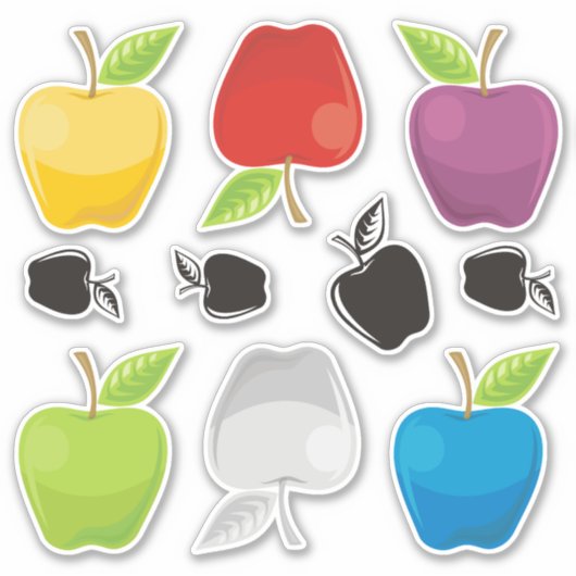 Stickers voor het instellen van Apple Pictogram Co (Voorkant)