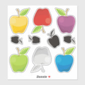 Stickers voor het instellen van Apple Pictogram Co (Vel)