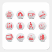 Stickers voor het kamperen en slachten (Voorkant)