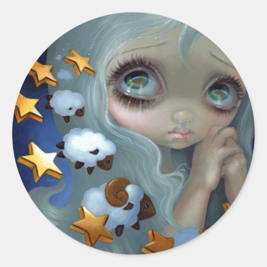 stickers voor het tellen van schapen (Voorkant)