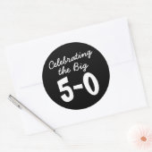 Stickers voor het vieren van de 50ste verjaardag (Envelop)