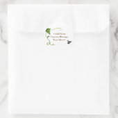 Stickers voor honingbijen en groene wijnetiketten (Tas)