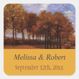 Stickers voor huwelijksbruid en bruinbruidjes voor