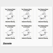 Stickers voor industriële reiniging (Vel)