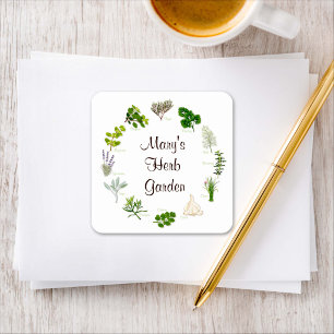 Stickers voor je kruidentuin