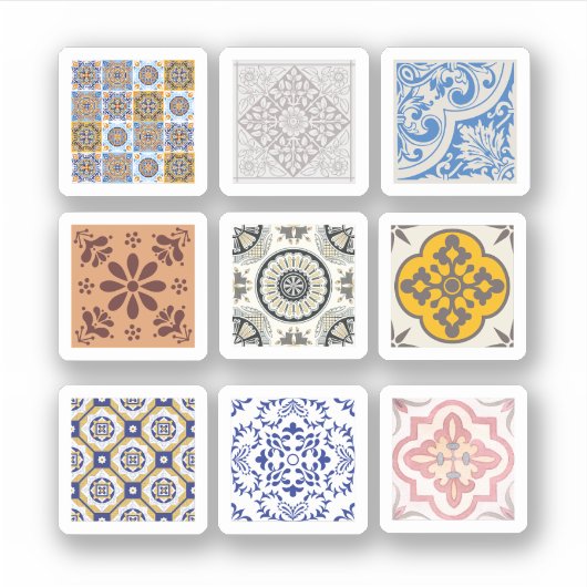 Stickers voor keramische Tegel (Voorkant)