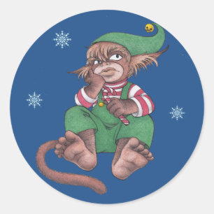 Stickers voor kerstapen