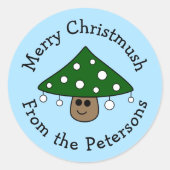 Stickers voor kerstboompaddenstoelen (Voorkant)