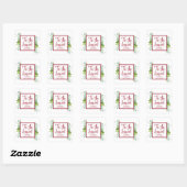 Stickers voor kerstcadeauplein met Greenery (Vel)