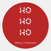 Stickers voor kerstcadeautjes Ho Ho Cadeaus (Voorkant)