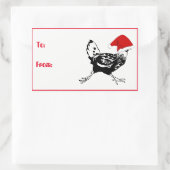 Stickers voor kerstcadeautjes voor Labels voor ker (Tas)