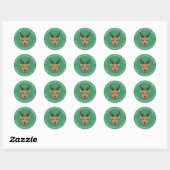 Stickers voor kerstfeestdagen (Vel)