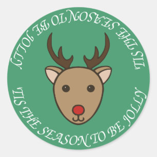Stickers voor kerstfeestdagen