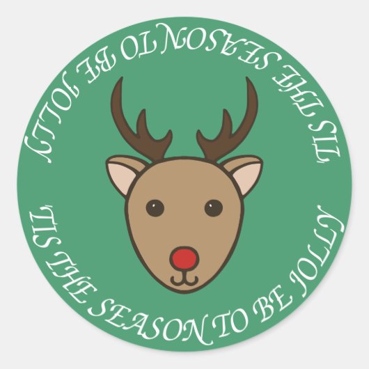 Stickers voor kerstfeestdagen (Voorkant)
