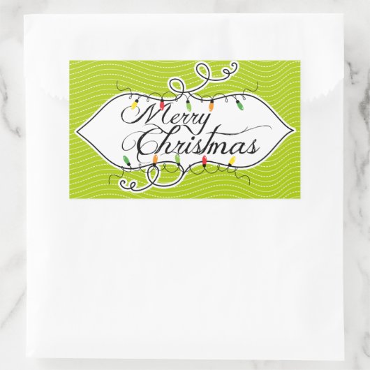 Stickers voor kerstfeestdagen met ruiten (Tas)