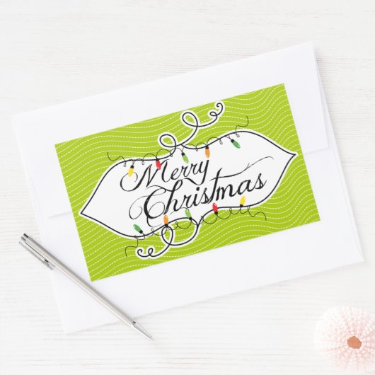 Stickers voor kerstfeestdagen met ruiten (Envelop)