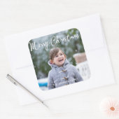 Stickers voor kerstfeestelijke kerstfeestjes Foto' (Envelop)