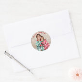 Stickers voor kerstfoto's uit de familie, Glossy (Envelop)
