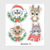 Stickers voor kerstmis (Vel)