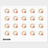 Stickers voor kerstmis met Floral Medley (Vel)