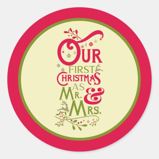 Stickers voor kerstparen (Voorkant)