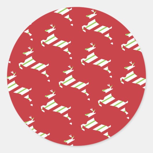 stickers voor kerstrendieren (Voorkant)