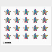Stickers voor kinderfeestje (Vel)