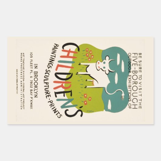  stickers voor kinderkunst (Voorkant)