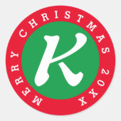 Stickers voor kleine kerstenveloppen (Voorkant)