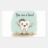 Stickers voor kleine tandartspatiënten (Voorkant)