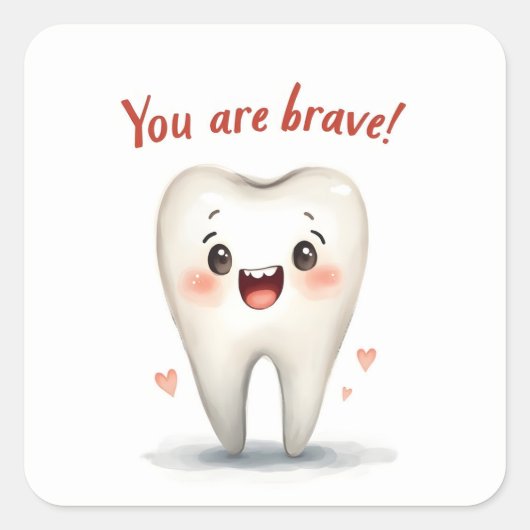 Stickers voor kleine tandartspatiënten (Voorkant)