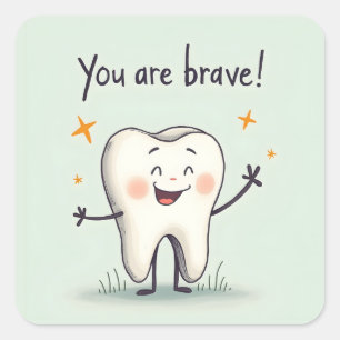 Stickers voor kleine tandartspatiënten