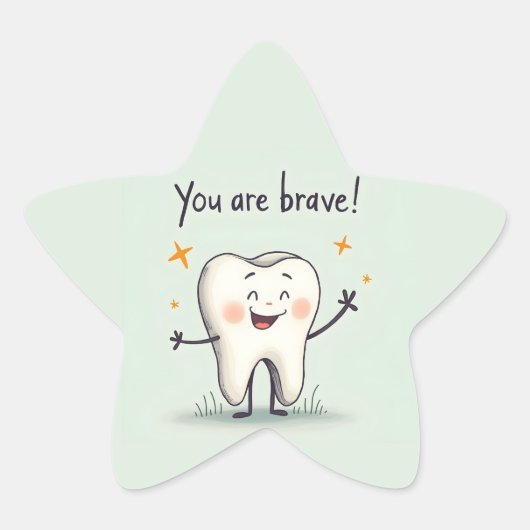 Stickers voor kleine tandartspatiënten (Voorkant)