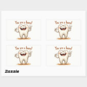 Stickers voor kleine tandartspatiënten (Vel)