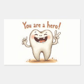 Stickers voor kleine tandartspatiënten (Voorkant)