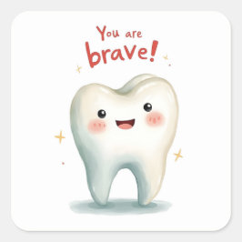 Stickers voor kleine tandartspatiënten
